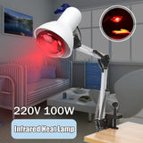 220V 100W E27 Infrared Physiotherapy Explosion-proof Lamp Heater  for Muscle Pain Cold Relief Light Therapy Infra Care Massage