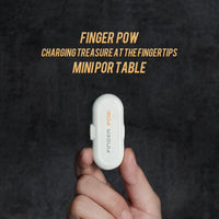 Finger pow Mini Magnetic Fingerpow Charging Power Bank Emergency Mobile Power Portable Magnetic Mobile Fast Charger Power Bank