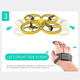 Four-Axis Drone Smart Watch Remote Sensing  Gesture Interaction Pneumatic High Altitude Aircraft NICE gift for the people
