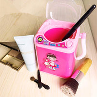 Mini Electric Makeup Brush Cleaner Washing Machine Dollhouse Toy Wash Makeup Brushes Beauty Blender cleaning Tool