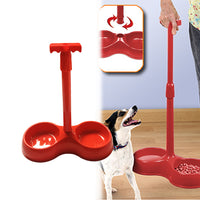 Travel With Handle Durable Non Slip Cat Telescopic Dog Food Storage Plastic Simple Flexible Portable Double Pet Bowl Adjustable