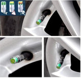 Useful 4Pcs/set Cars Tire Air Pressure Monitor Alert Indicator Tire Valve Cap Gauge Car Accessories