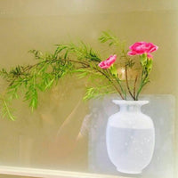 1PC Creative Silicone Flower Pots Handmade Outdoor Vases Home Decoration Accessories a Vase For Flowers Office Vasos Para Jardim