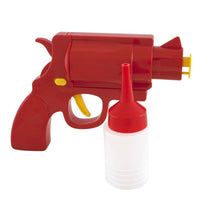 200ml Creative Pistol Bottle Ketchup Mustard Salad Sauce Squeeze Bottle Food Grade PP Condiment Dispenser Kitchen Cooking Gedget