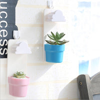 Clouds Automatic Water Succulent Plants Flower pot Home Office Decoration Balcony Decorative Potted Plastic Hanging Garden Pot