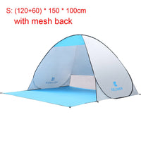 KEUMER Automatic Camping Tent Ship From RU Beach Tent 2 Persons Tent Instant Pop Up Open Anti UV Awning Tents Outdoor Sunshelter