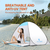 KEUMER Automatic Camping Tent Ship From RU Beach Tent 2 Persons Tent Instant Pop Up Open Anti UV Awning Tents Outdoor Sunshelter