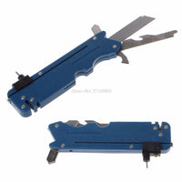 Professiona Glass Cutter Six Wheel Metal Cutting Kit Tool with Measure Ruler Fashion New