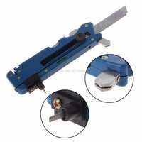 Professiona Glass Cutter Six Wheel Metal Cutting Kit Tool with Measure Ruler Fashion New