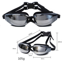 Professional Swimming Goggles Men Women Anti-fog UV Protection Swimming Goggles Waterproof Silicone Swim Glasses Adult Eyewear