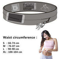 REXCHI Ultralight Running Belt for Men Women Sports Waist Bag Elastic Phone Holder Pack Hiding Anti-thief Sport Accessories