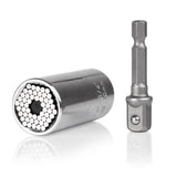 Torque Wrench Universal Sleeve Head Set Magic Socket Sleeve 7-19mm Spanner Key Gator Grip Multi Hand Tools Cr-v Material