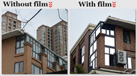 Two side Silver Mirror Window Film Insulation Solar Tint Stickers UV Reflective One Way Privacy Decoration For Glass